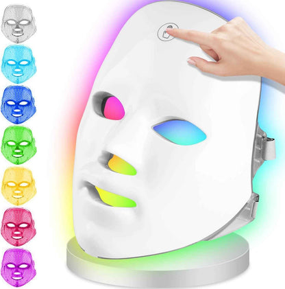7-Color LED Photon Therapy Facial Mask