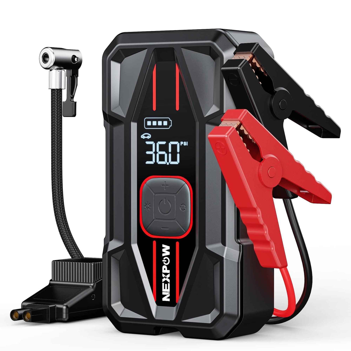 3000A Car Jump Starter with Air Compressor