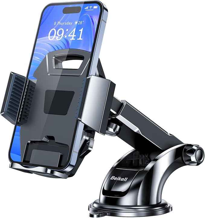 Universal Adjustable Car Phone Holder – 360° Rotating