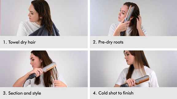 Wet-to-Dry Hair Straightener – Airflow Technology