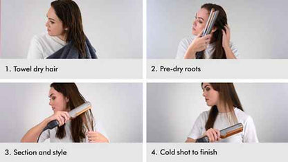 Wet-to-Dry Hair Straightener – Airflow Technology