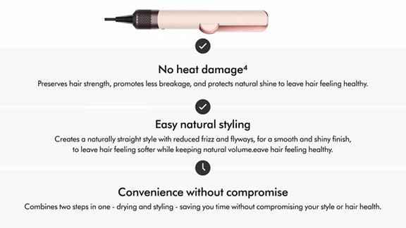 Wet-to-Dry Hair Straightener – Airflow Technology