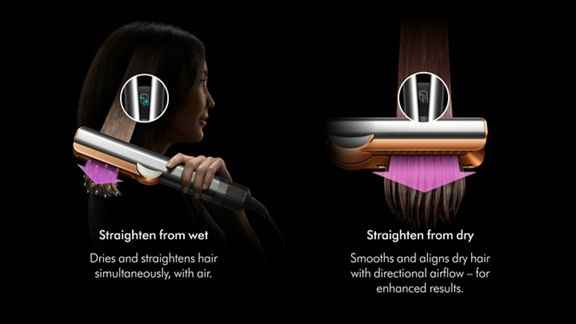 Wet-to-Dry Hair Straightener – Airflow Technology
