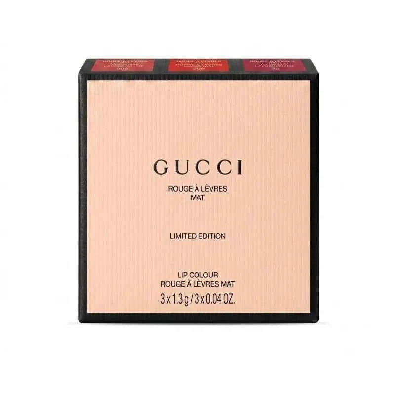 Gucci Rouge A Levres Matte Lipsticks (Pack of 3)