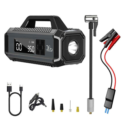 3000A Car Jump Starter with Air Compressor