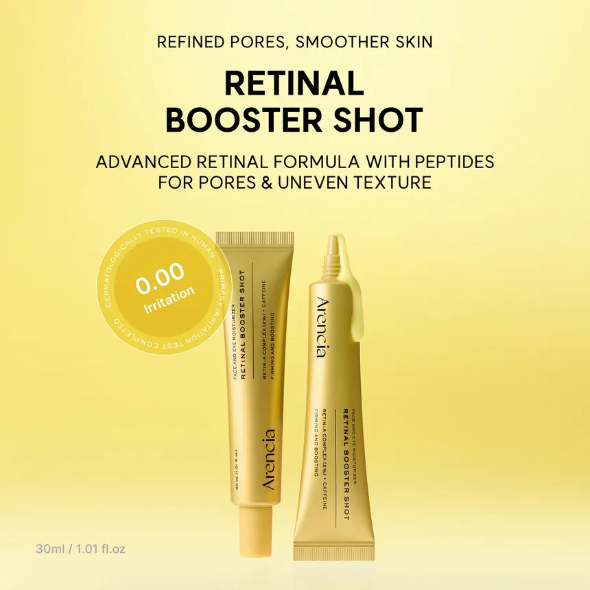 Arencia Retinal Booster Shot Face & Eye Serum – 30ml