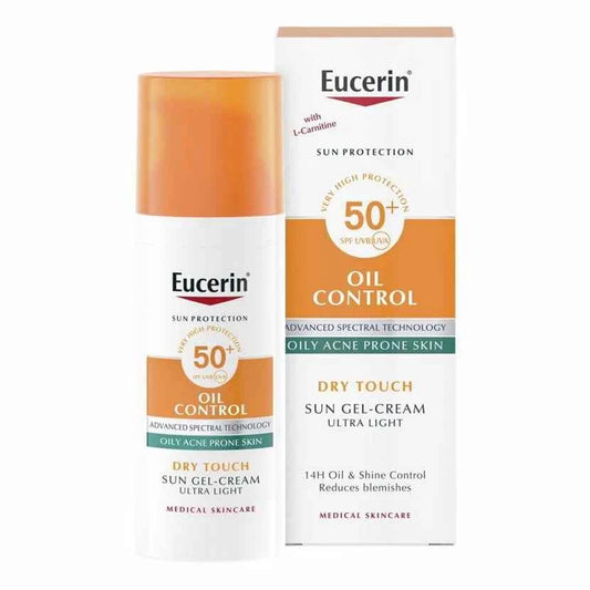 Eucerin Sun Face Oil Control Gel-Cream Dry Touch SPF50+ 50ml