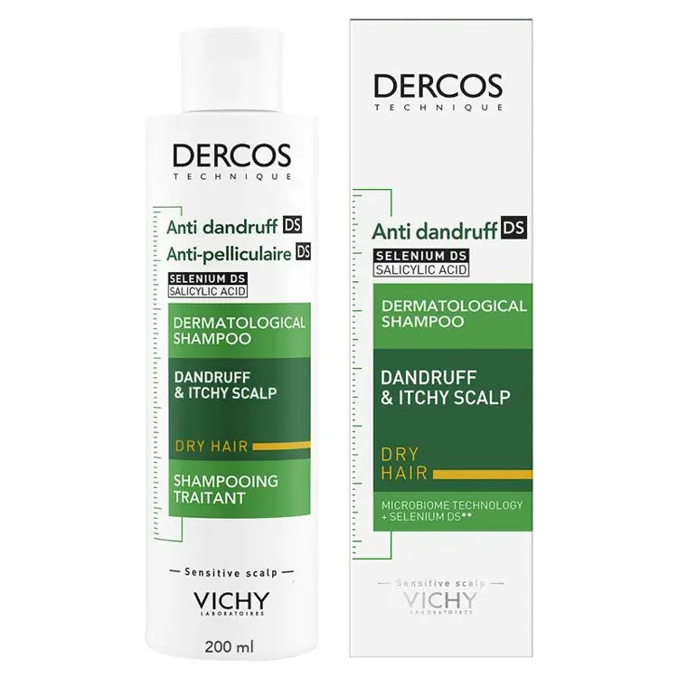 Vichy Dercos Anti-Dandruff DS Shampoo for Dry Hair 200ml