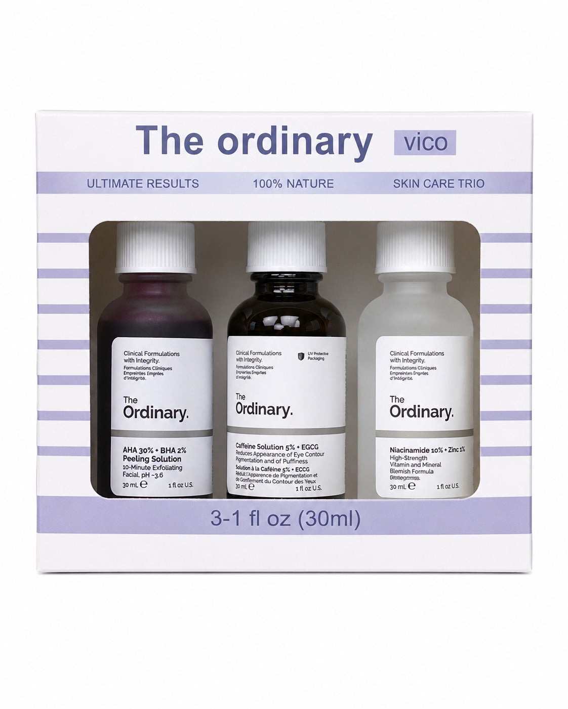 The Ordinary Vico 3-in-1 Skin Care Trio – 3 x 30ml